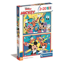  Disney Mickey Laughing 2x20 db-os puzzle Clementoni puzzle, kirakós