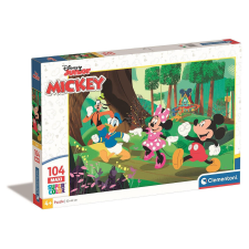  Disney Mickey Lush Forest 104 db-os maxi puzzle Clementoni puzzle, kirakós