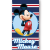 Disney Mickey Navy Stripe fürdőlepedő, strandtörölköző 70x140cm (Fast Dry)