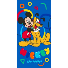 Disney Mickey Pluto Joy fürdőlepedő, strandtörölköző 70x140 cm (Fast Dry) babatörülköző, kifogó