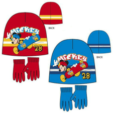 Disney Mickey Skate gyerek sapka + kesztyű szett 52-54 cm gyerek sapka