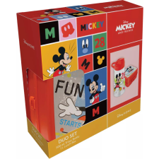 Disney Mickey szendvicsdoboz + műanyag kulacs szett uzsonnás doboz