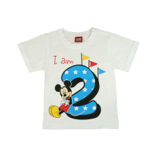 Disney Mickey szülinapos kisfiú póló 2 éves babapóló, ing