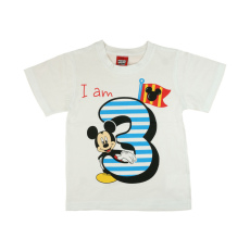  Disney Mickey szülinapos kisfiú póló 3 éves