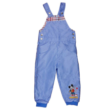 Disney Mickey vízlepergetős bélelt kertésznadrág babanadrág