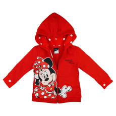  Disney Minnie belül bolyhos, kapucnis kardigán pöttyös mintával