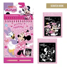  Disney Minnie Besties scratch képkarcoló és színező szett oktatójáték