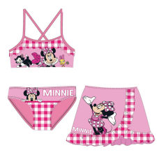 Disney Minnie Checkered gyerek bikini és szoknya szett 4-10 év gyerek fürdőruha