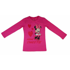  Disney Minnie csillámos, szíves hosszú ujjú lányka póló babapóló, ing