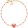 Disney Minnie egér aranyozott ezüst gyermek karkötő BS00077YL-55.CS