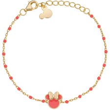 Disney Minnie egér aranyozott ezüst gyermek karkötő BS00077YL-55.CS karkötő