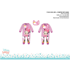 Disney Minnie egér baba rugdalózó előkével - világosrózsaszín-lila - 1-3 hónapos babának rugdalózó