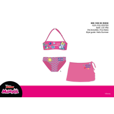 Disney Minnie egér fürdőruha szett kislányoknak - bikini+szoknya - sötétrózsaszín - 110 gyerek fürdőruha