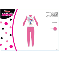  Disney Minnie egér gyerek jersey pizsama - pamut pizsama -rózsaszín - 104