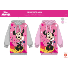  Disney Minnie egér kapucnis pulóver kislányoknak - szürke - 122 gyerek pulóver, kardigán