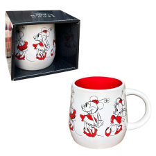 Disney Minnie egér kerámia bögre, 350 ml, egyedi piros belsővel bögrék, csészék