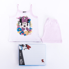 Disney Minnie egér kislány pamut pizsama - ujjatlan pizsama - nyári együttes - világosrózsaszín - 128 gyerek nadrág