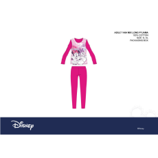  Disney Minnie egér női jersey pizsama - pamut pizsama - pink - M