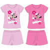  Disney Minnie egér pamut nyári együttes - póló-rövidnadrág szett - rózsaszín - 104