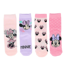 Disney Minnie egér zokni szett/4db pasztell színek 23-26 gyerek zokni