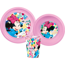 Disney Minnie étkészlet, műanyag szett babaétkészlet
