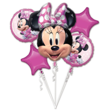 Disney Minnie fólia lufi 5 db-os szett party kellék