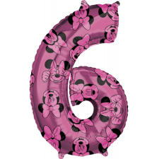 Disney Minnie fólia lufi 6-os szám 66 cm party kellék