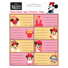 Disney Minnie füzetcímke 16 darabos füzetcímke