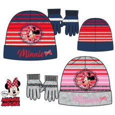 Disney Minnie Gyerek sapka + kesztyű szett kék 54