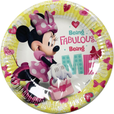 Disney Minnie Happy Helpers papírtányér 8 db-os 20 cm party kellék