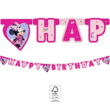 Disney Minnie Junior Happy Birthday felirat FSC 2 m party kellék