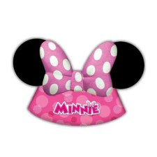 Disney Minnie Junior parti kalap, csákó 6 db-os party kellék