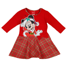 Disney Minnie karácsonyi lányka ruha - 128-as méret
