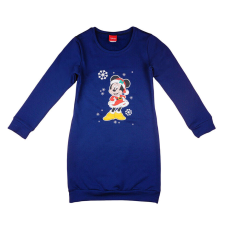 Disney Minnie karácsonyi mintával nyomott lányka pamut ruha - 116-os méret
