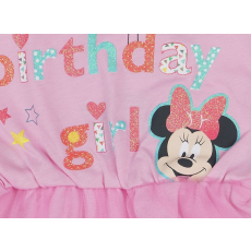  Disney Minnie lányka szülinapos rövid ujjú kombidressz