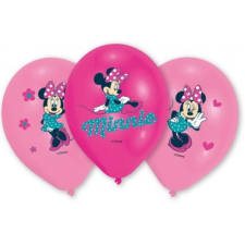 Disney Minnie léggömb, lufi 6 db-os party kellék