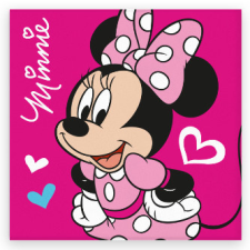  Disney Minnie Love kéztörlő, arctörlő, törölköző 30x30cm lakástextília