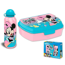 Disney Minnie Mermaid szendvicsdoboz + alumínium kulacs szett babaétkészlet