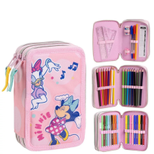 Disney Minnie Music tolltartó töltött 3 emeletes tolltartó
