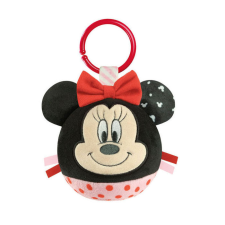 Disney Minnie plüss labdafigura, baba csörgő Clementoni bébijáték babakocsira