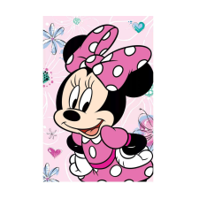 Disney Minnie polár takaró flowers 100x150cm (microflanel) lakástextília