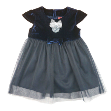 Disney Minnie rövid ujjú| tüllös bársony ruha (méret: 74-116) lányka ruha