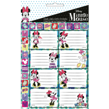 Disney Minnie Smiles füzetcímke matricával 16 db-os füzetcímke