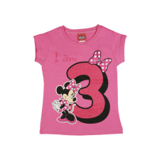 Disney Minnie szülinapos kislány póló 3 éves - 104-es méret gyerek póló