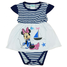Disney Minnie tengerész stílusú baba body rávarrt szoknyrésszel fehér kombidressz, body