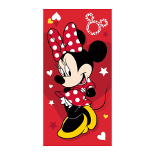 Disney Minnie Vörös fürdőlepedő, strand törölköző 70x140cm JFK034705 lakástextília