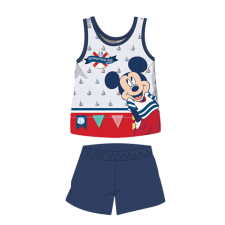 Disney Nyári ujjatlan pamut baba pizsama - Disney Mickey egér - sötétkék - 92 gyerek hálóing, pizsama