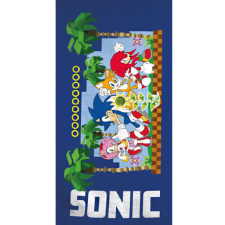 Disney Sonic a sündisznó fürdőlepedő, strand törölköző 70x140cm (Fast Dry) babatörülköző, kifogó