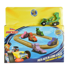 Disney szereplős fa autó pályával – Goofy autópálya és játékautó