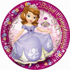 Disney Szófia First papírtányér 8 db-os 23 cm party kellék